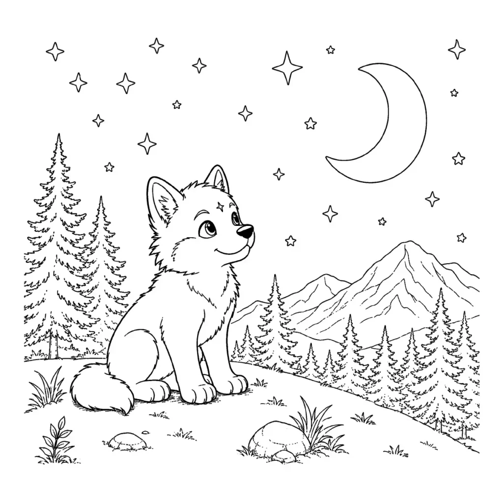 Coloriage Oliver avec ses frères